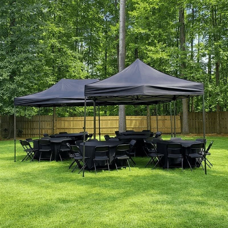 EcoGear Package 3 larger backyard party rental setup